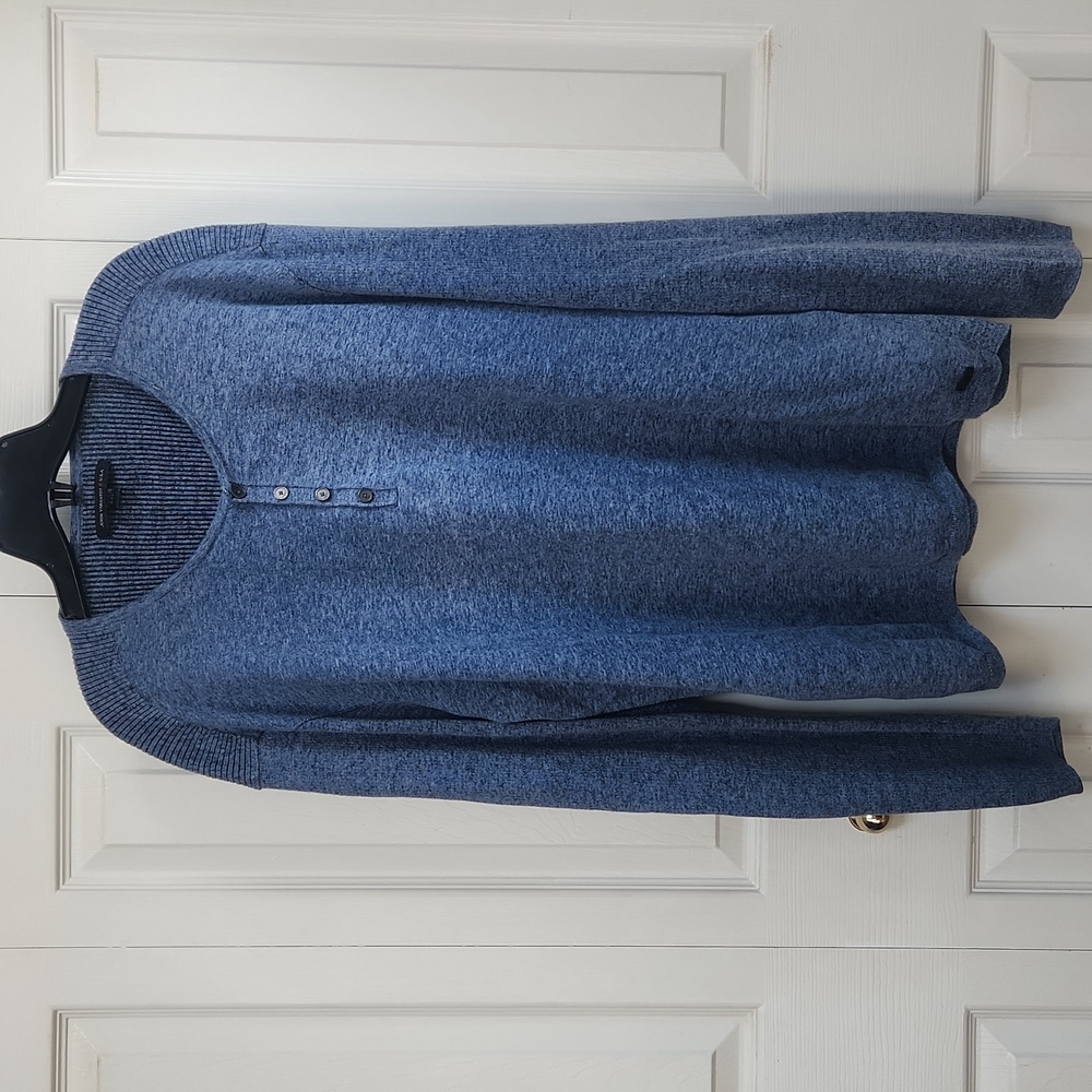 John Varvatos Long Sleeve Henley Shirt - Picture 14 of 15